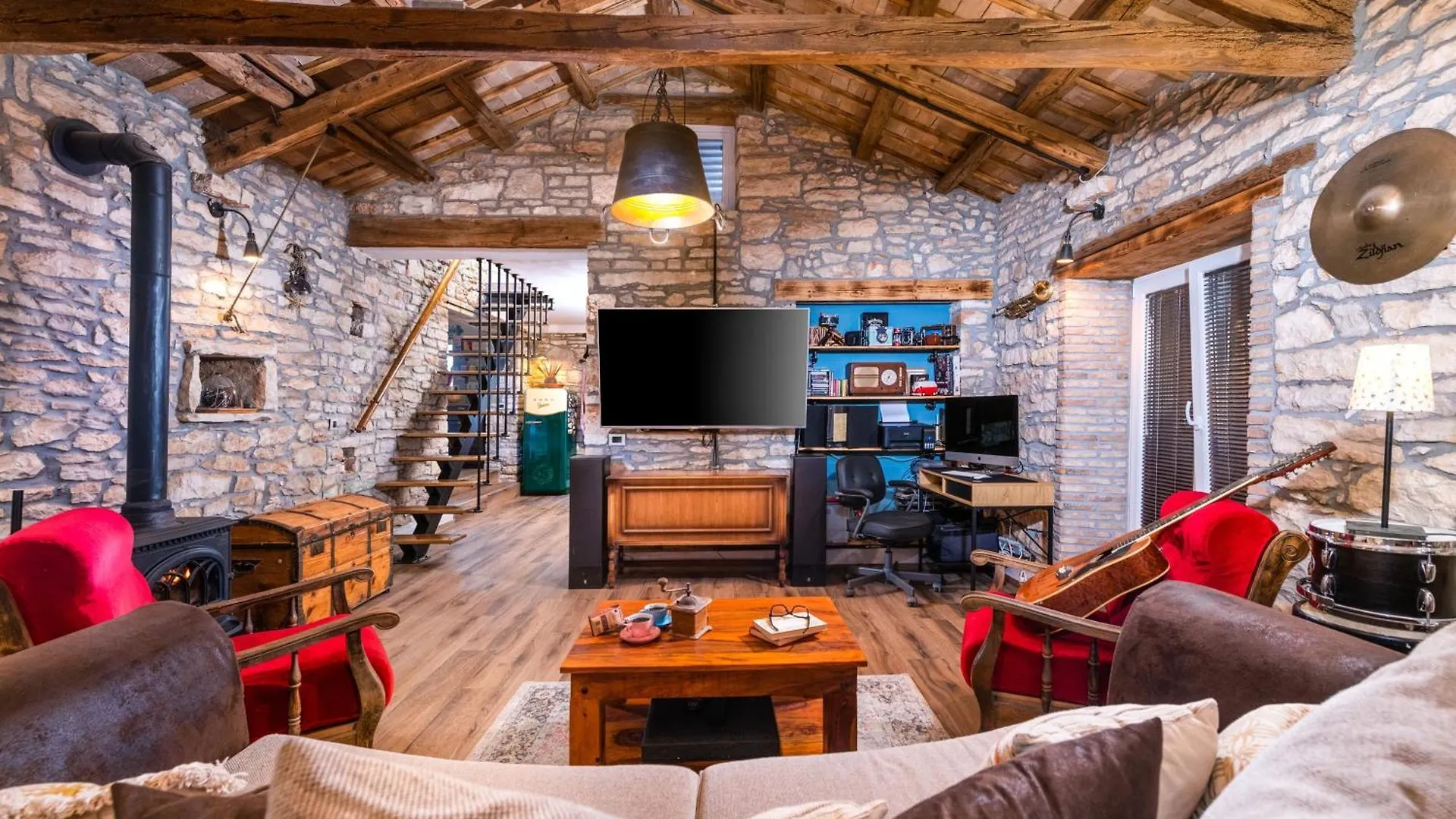 別荘 Marčana Rustic Cozy House Pupy Mit Private Pool Und Kinoヴィラ
